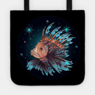 Lionfish in Ornament, Love Fishes Tote