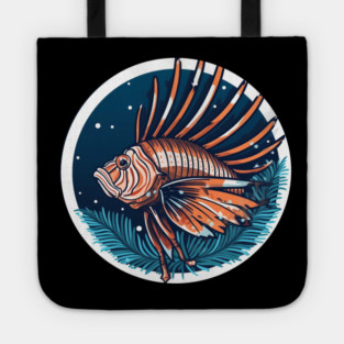 Lionfish in Ornament, Love Fishes Tote