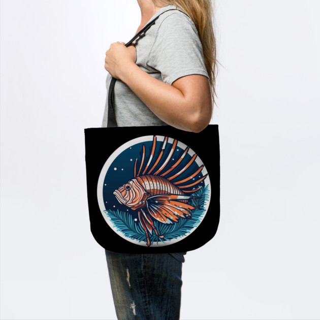 Lionfish in Ornament, Love Fishes by logiamerch