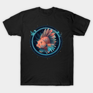 Lionfish in Ornament, Love Fishes T-Shirt