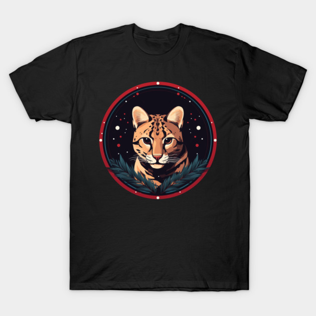 Ocelot in Ornament, Love Cats T-Shirt by logiamerch