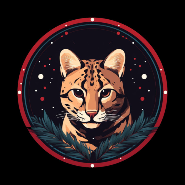 Ocelot in Ornament, Love Cats by logiamerch