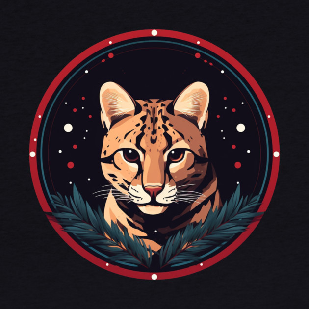 Ocelot in Ornament, Love Cats by logiamerch