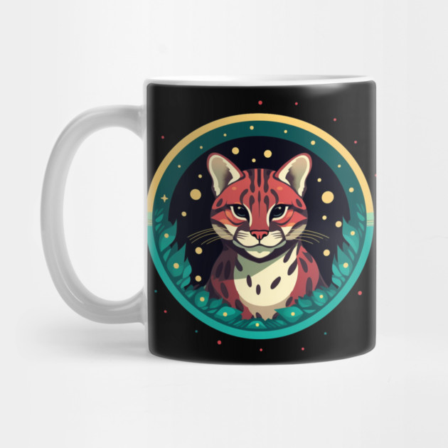 Ocelot in Ornament, Love Cats by logiamerch