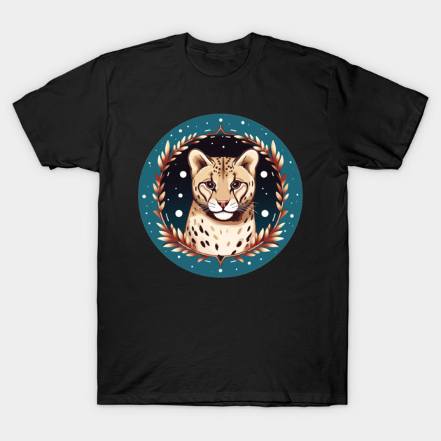 Ocelot in Ornament, Love Cats T-Shirt by logiamerch
