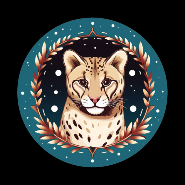 Ocelot in Ornament, Love Cats by logiamerch