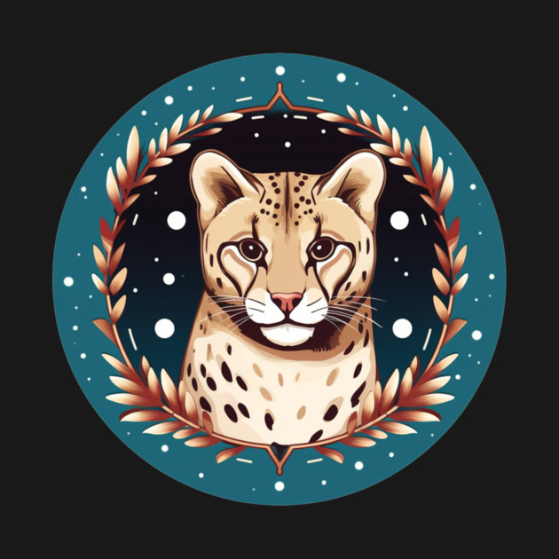 Ocelot in Ornament, Love Cats by logiamerch