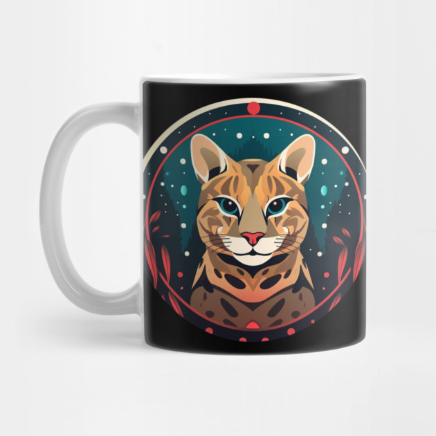 Ocelot in Ornament, Love Cats by logiamerch
