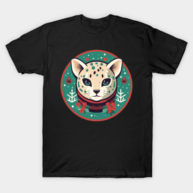 Ocelot in Ornament, Love Cats T-Shirt by logiamerch