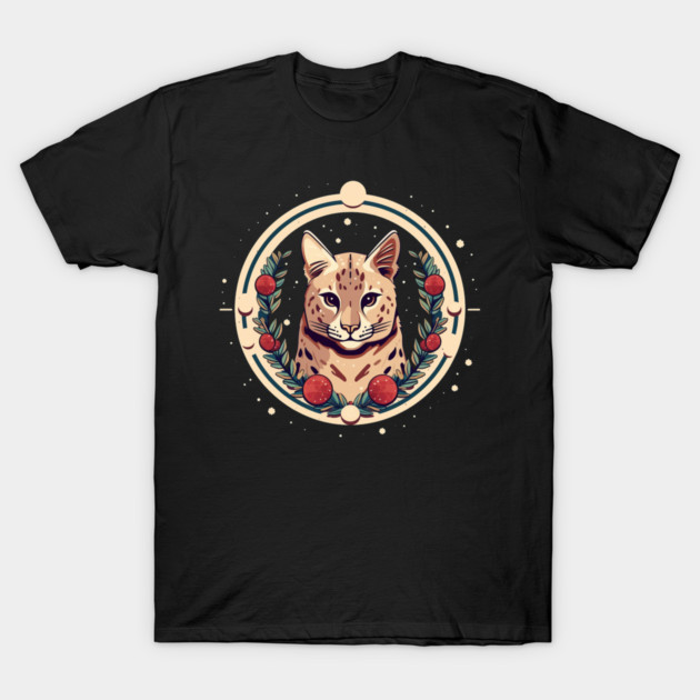 Ocelot in Ornament, Love Cats T-Shirt by logiamerch
