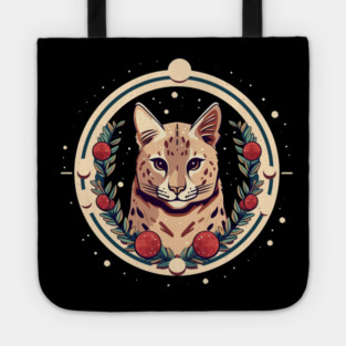 Ocelot in Ornament, Love Cats Tote