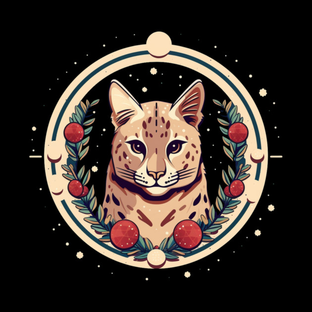 Ocelot in Ornament, Love Cats by logiamerch