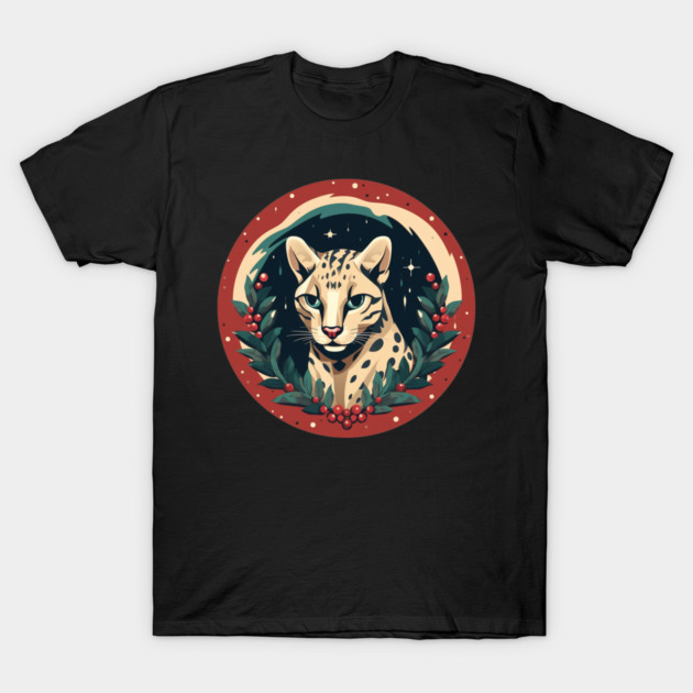 Ocelot in Ornament, Love Cats T-Shirt by logiamerch