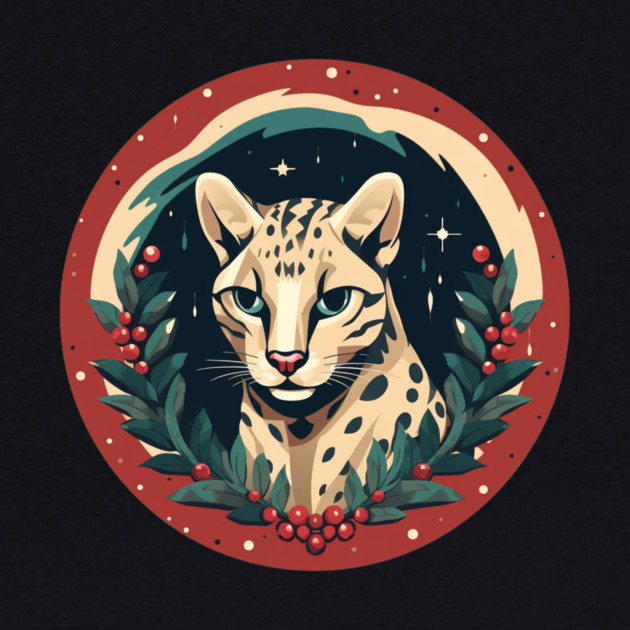 Ocelot in Ornament, Love Cats by logiamerch