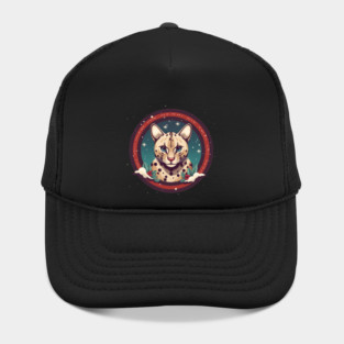 Ocelot in Ornament, Love Cats Hat