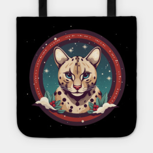 Ocelot in Ornament, Love Cats Tote