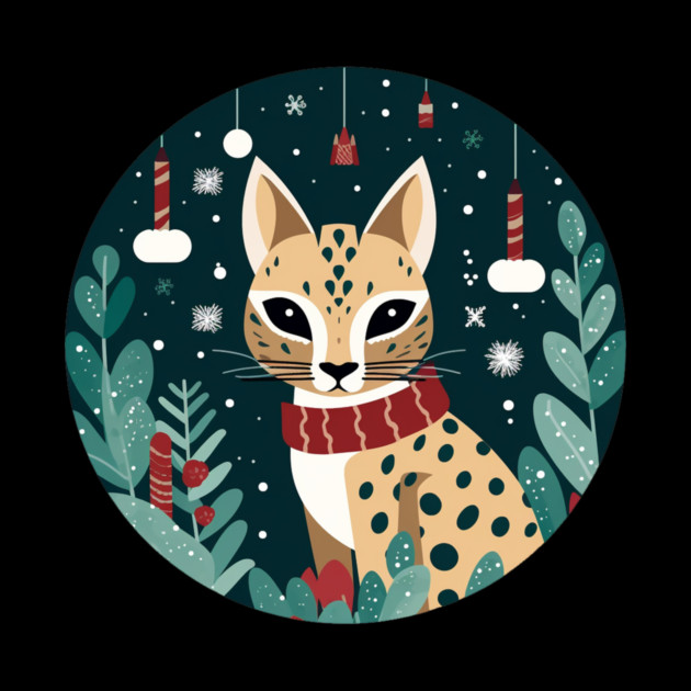Ocelot in Ornament, Love Cats by logiamerch