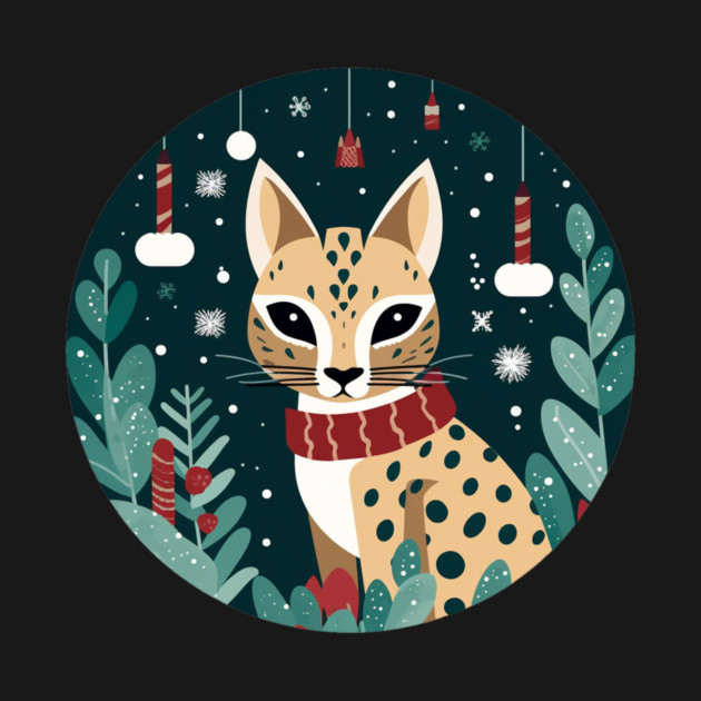 Ocelot in Ornament, Love Cats by logiamerch