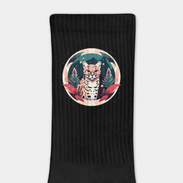 Ocelot in Ornament, Love Cats by logiamerch