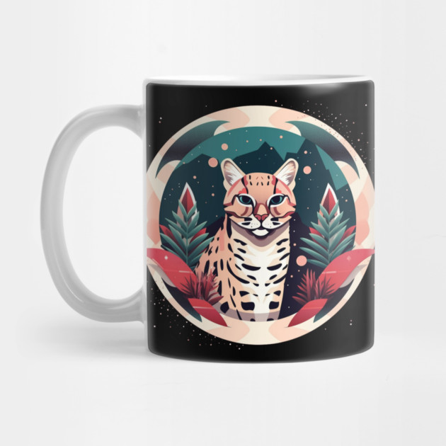 Ocelot in Ornament, Love Cats by logiamerch