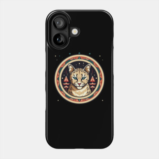 Ocelot in Ornament, Love Cats Phone Case
