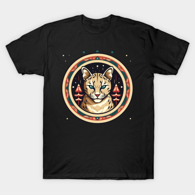 Ocelot in Ornament, Love Cats T-Shirt by logiamerch
