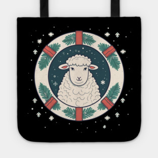 Sheep in Ornament, Love Farm Animals Tote