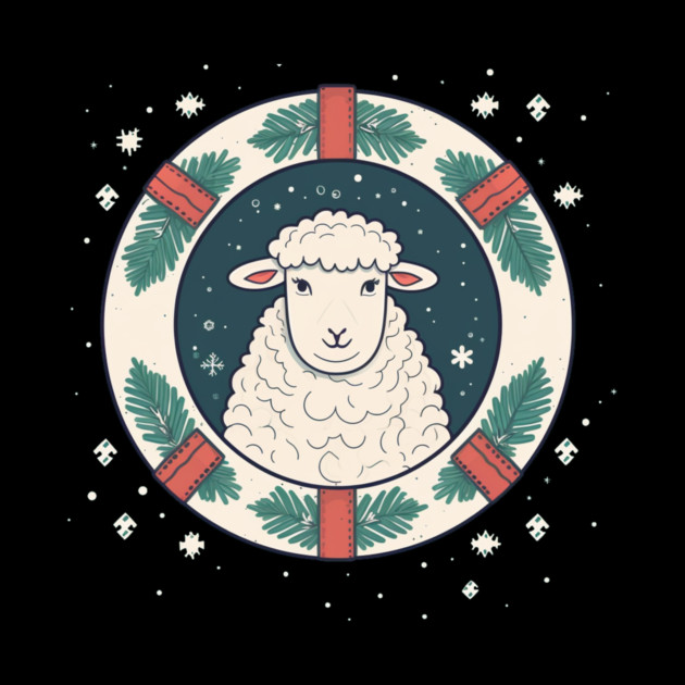 Sheep in Ornament, Love Farm Animals by logiamerch
