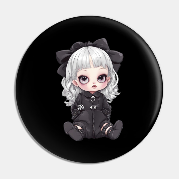 Kawaii Goth Pin by animegirlnft
