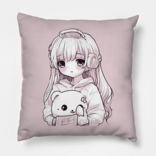 Kawaii Anime Girlfriend Pillow