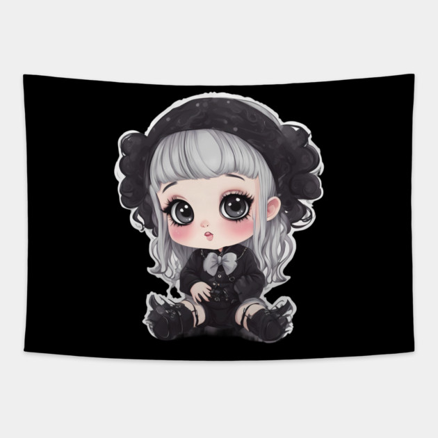 Emo Punk Tapestry by animegirlnft