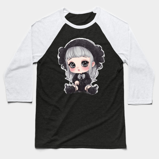 Emo Punk Baseball T-Shirt by animegirlnft