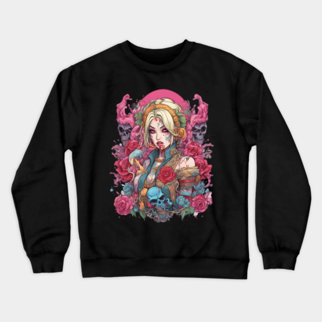 Hard Core Crewneck Sweatshirt by animegirlnft
