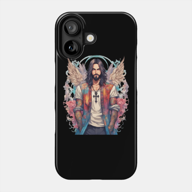 Black Jesus Phone Case by animegirlnft