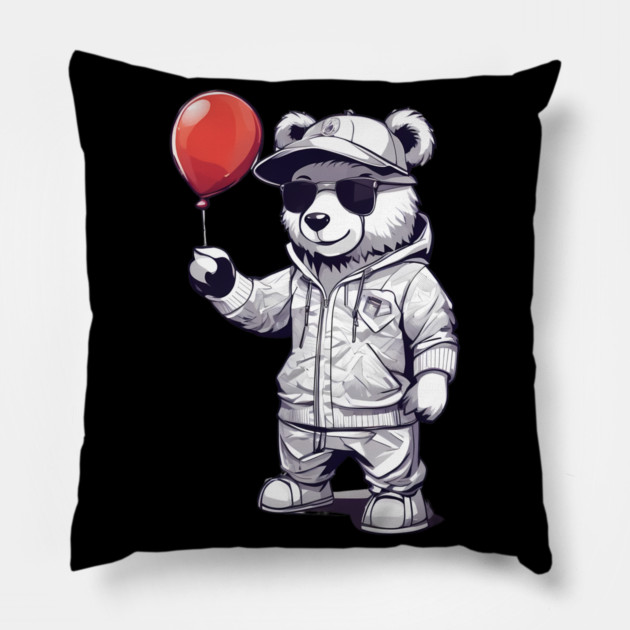 Red Balloon Pillow by animegirlnft