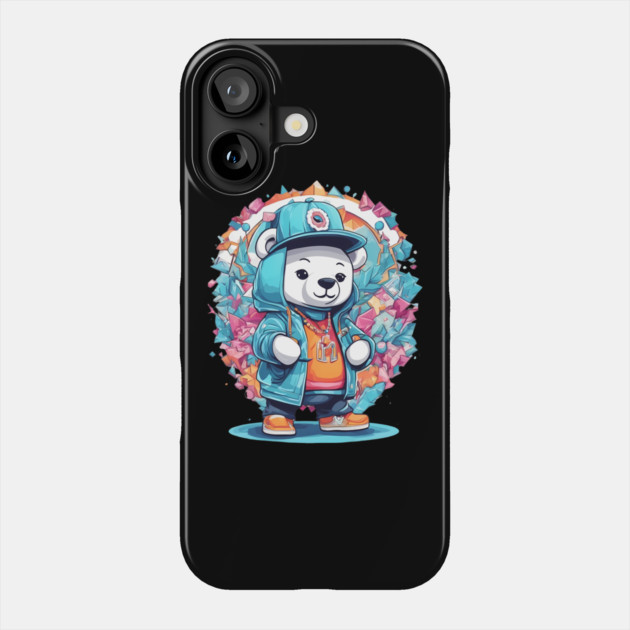 DJ Bear Phone Case by animegirlnft
