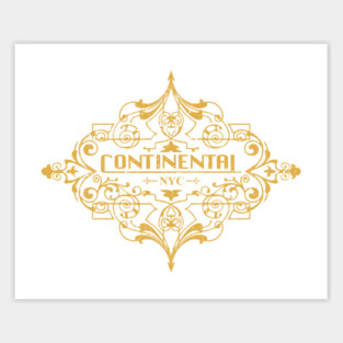 Continental - John Wick Hotel Sticker