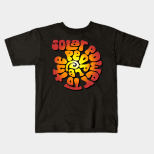 Solar Power to the People Word Art Kids T-Shirt