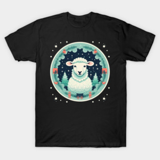 Sheep in Ornament, Love Farm Animals T-Shirt
