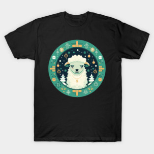 Sheep in Ornament, Love Farm Animals T-Shirt