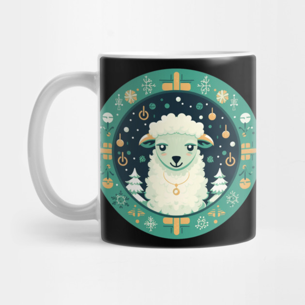 Sheep in Ornament, Love Farm Animals by logiamerch