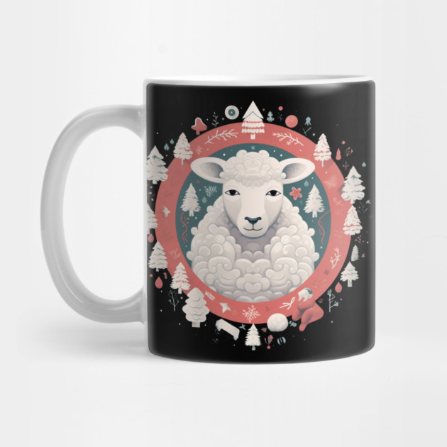 Sheep in Ornament, Love Farm Animals by logiamerch