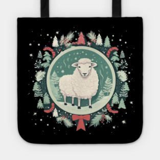 Sheep in Ornament, Love Farm Animals Tote