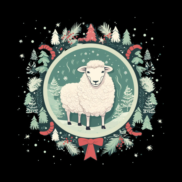 Sheep in Ornament, Love Farm Animals by logiamerch