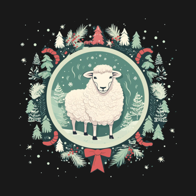 Sheep in Ornament, Love Farm Animals by logiamerch