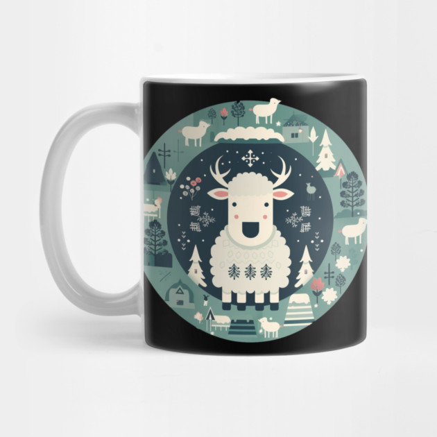 Sheep in Ornament, Love Farm Animals by logiamerch