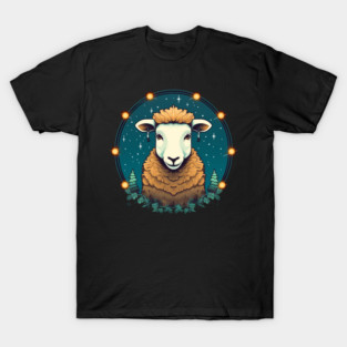 Sheep in Ornament, Love Farm Animals T-Shirt