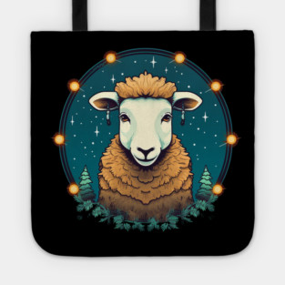 Sheep in Ornament, Love Farm Animals Tote