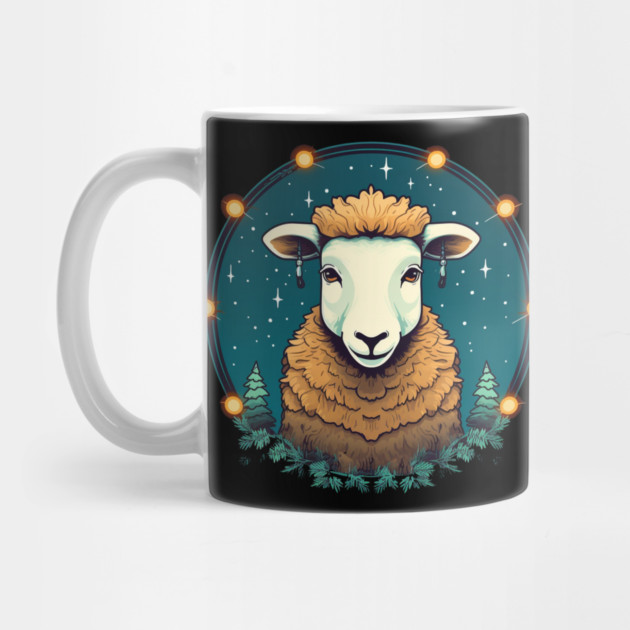 Sheep in Ornament, Love Farm Animals by logiamerch