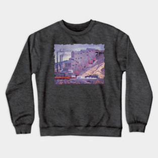 At Madrid Coal Mine, New Mexico Crewneck Sweatshirt
